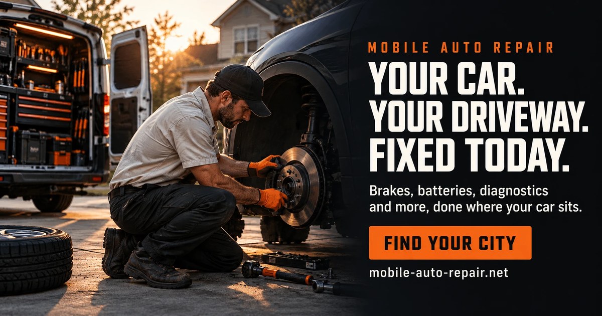 Mechanic That Comes to You | Mobile Auto Repair